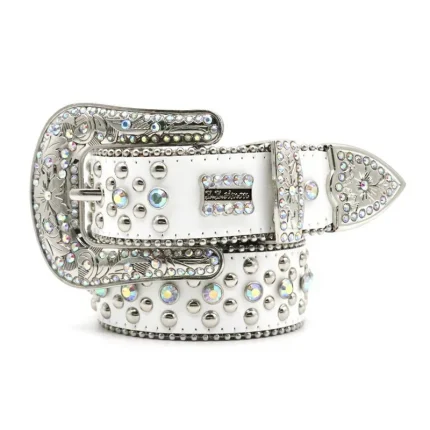 Western Cowboy Dresses High Quality Rhinestone Diamond Ladies Designer Men's Accessories Waist Studded Chain Women's Pants Belts